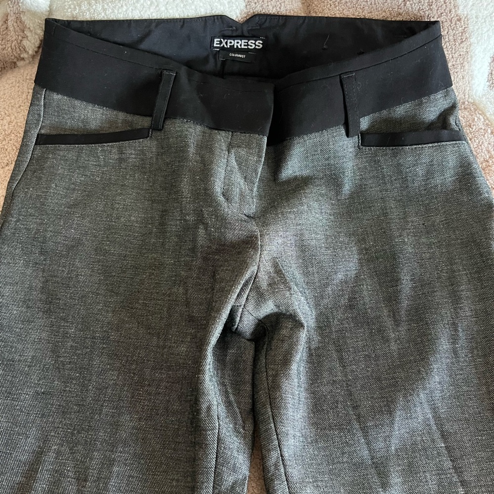 Express Women's Gray Straight Leg Jeans - Picture 5 of 6